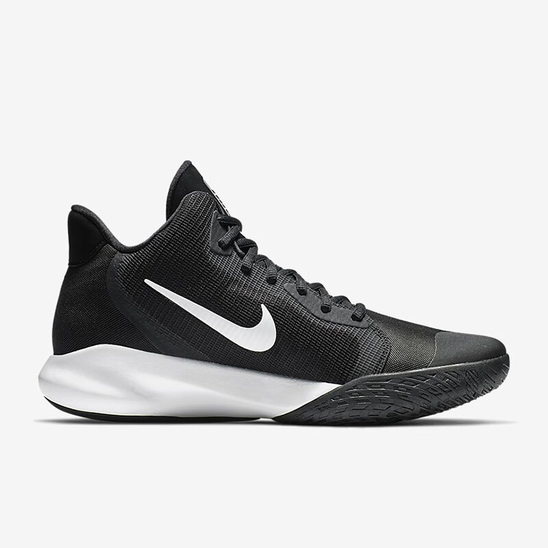 耐克nike precision iii 男士缓震实战男式男鞋aq7495跑鞋 黑色aq7495