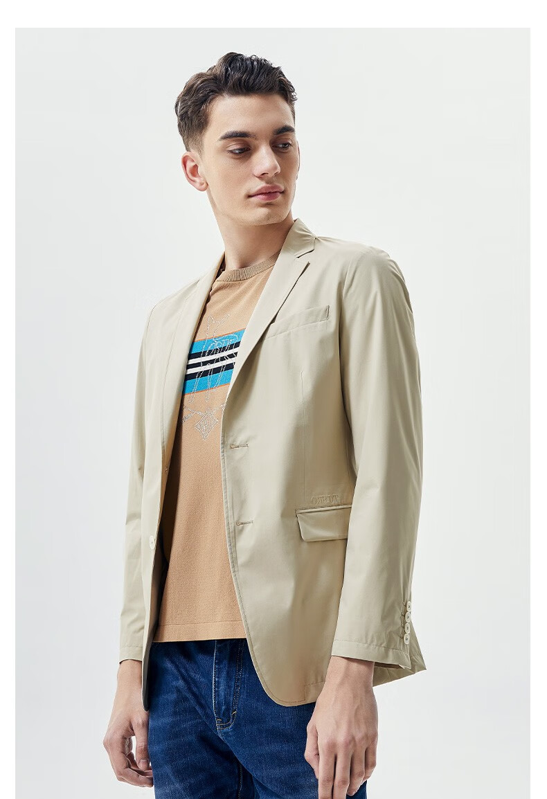 澳林丹顿(orrdt)西装外套 奢侈品男装22春夏新款 男士商务休闲正装薄