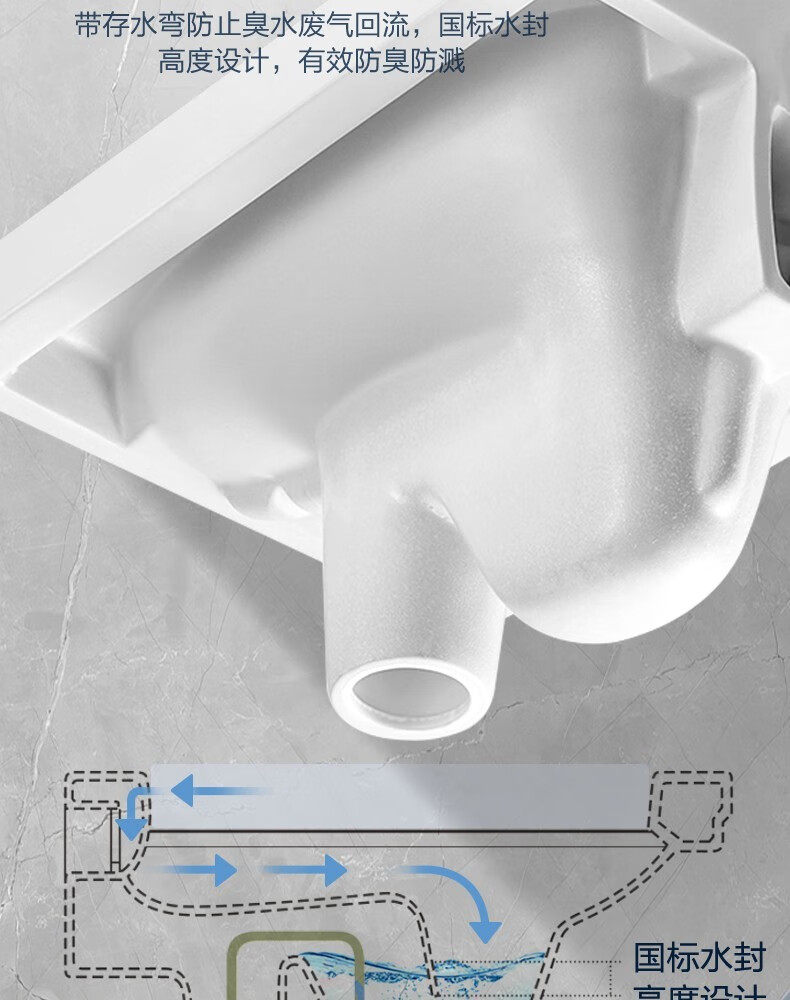 箭牌衛浴arrow蹲便器帶水箱套裝陶瓷大便器防臭蹲廁整套蹲坑便池帶存