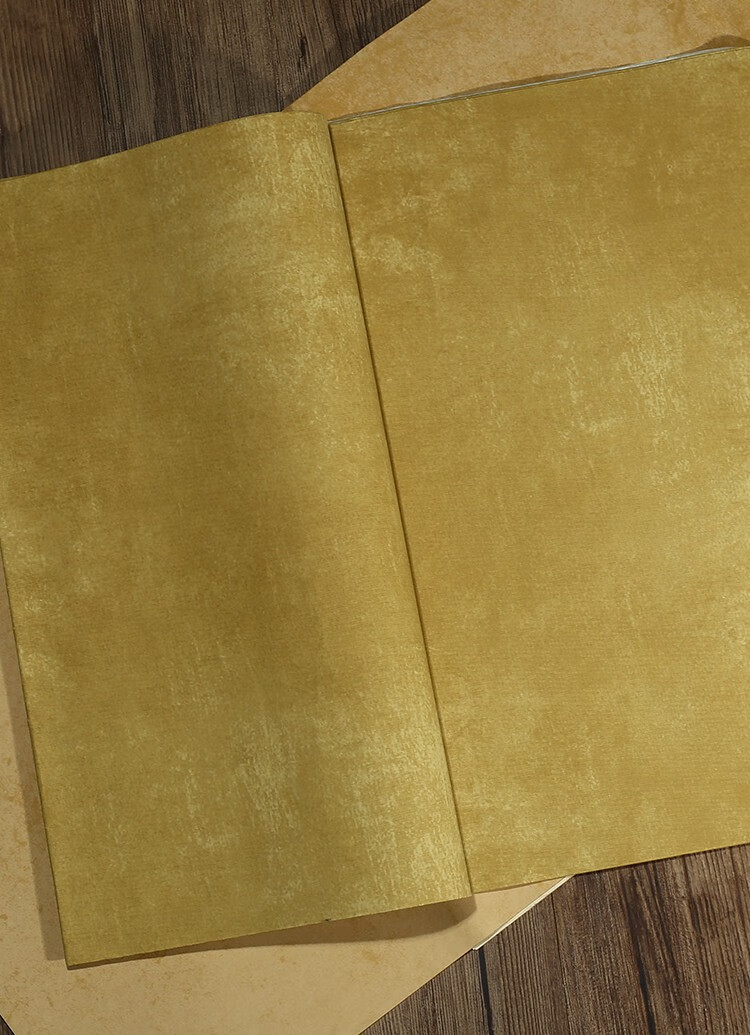 泾风堂 复古做旧蜡染宣纸四尺对开半生熟毛笔书法作品专用 浅仿古(四