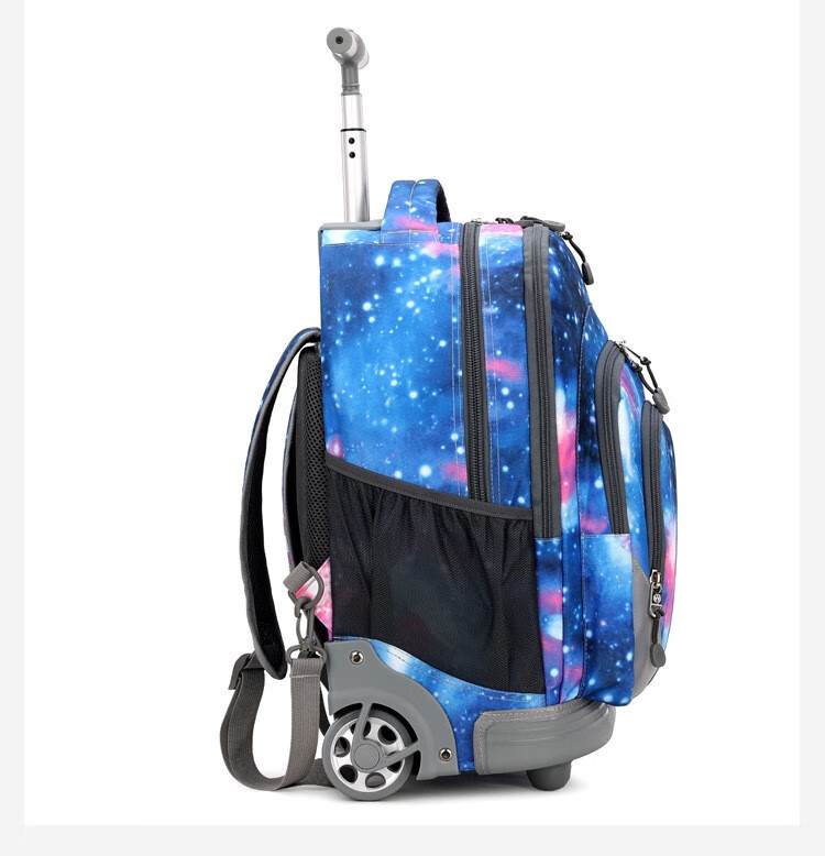 韵玉轩中学生拉杆书包男女生小学生大容量816岁中学生可爬楼梯时尚