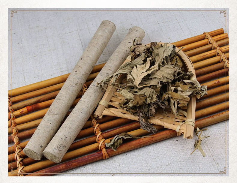 湖北蕲春正宗蕲艾条自制手工桑皮纸陈艾条家用艾草条艾灸条18cm5支
