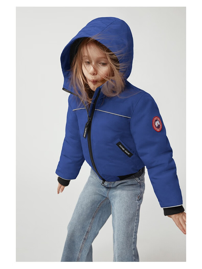 canadagoose加拿大鹅grizzly儿童飞行员夹克7995k大鹅羽绒服457猫眼石