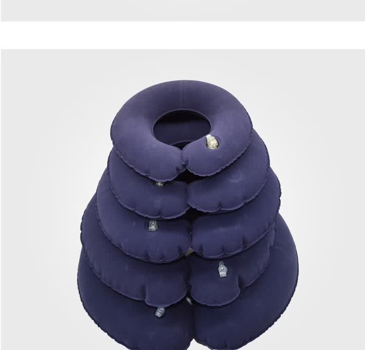 乐惠开口充气气圈座垫防褥疮气垫圈褥疮坐垫带气筒规格直径350送气筒