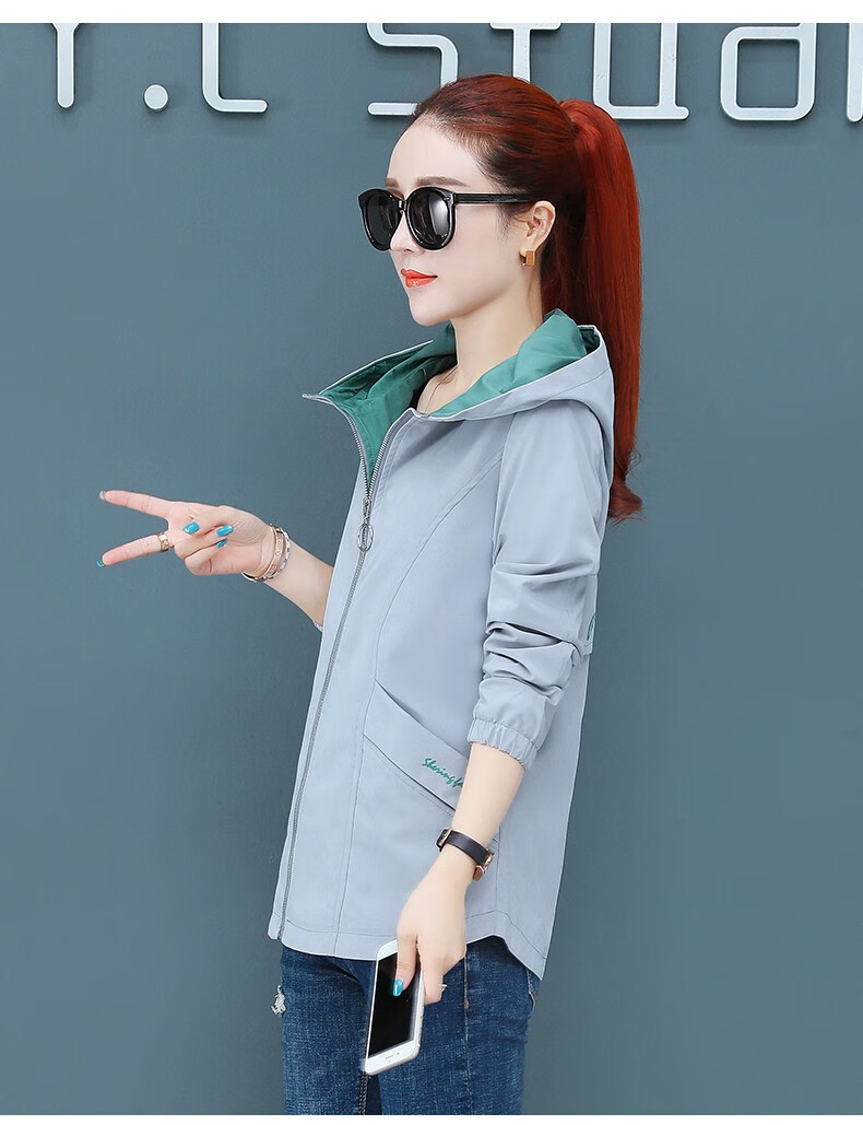 短外套女秋装2020年春季新款潮休闲韩版短款风衣宽松工装夹克大码女装