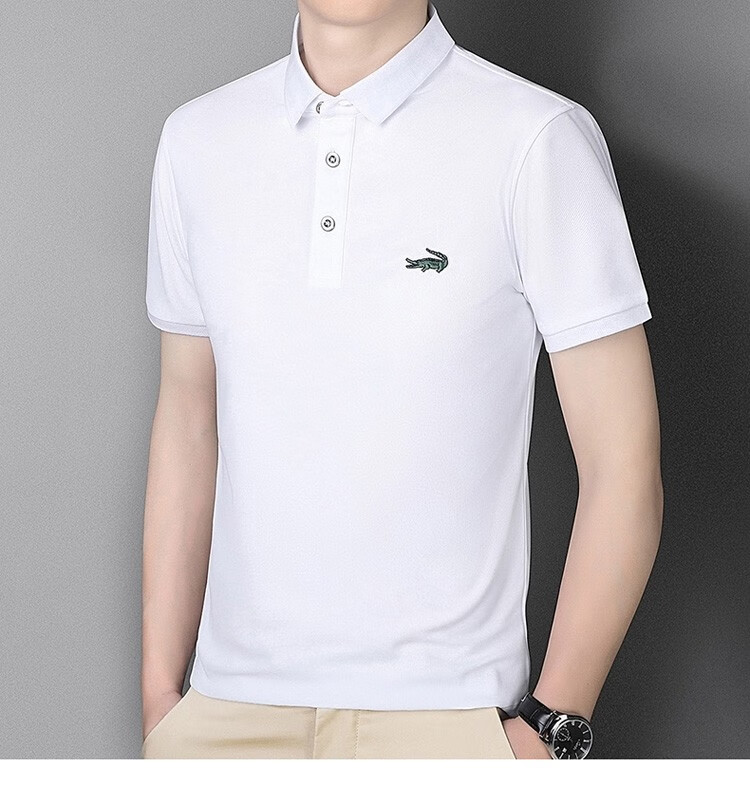 卡帝乐鳄鱼短袖t恤男联名2022夏季韩版纯色polo男翻领体恤打底衫短袖