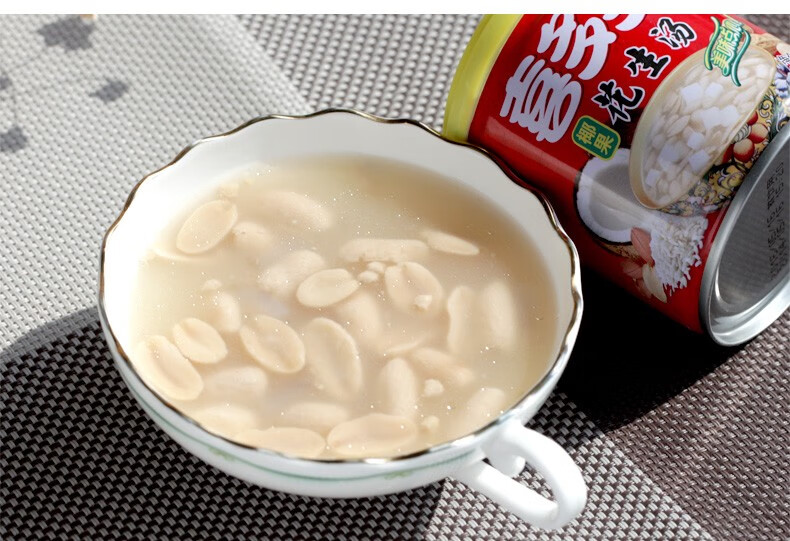 df喜多多 椰果花生汤200g罐装 福建特产 牛奶花生罐头饮料零食 送礼