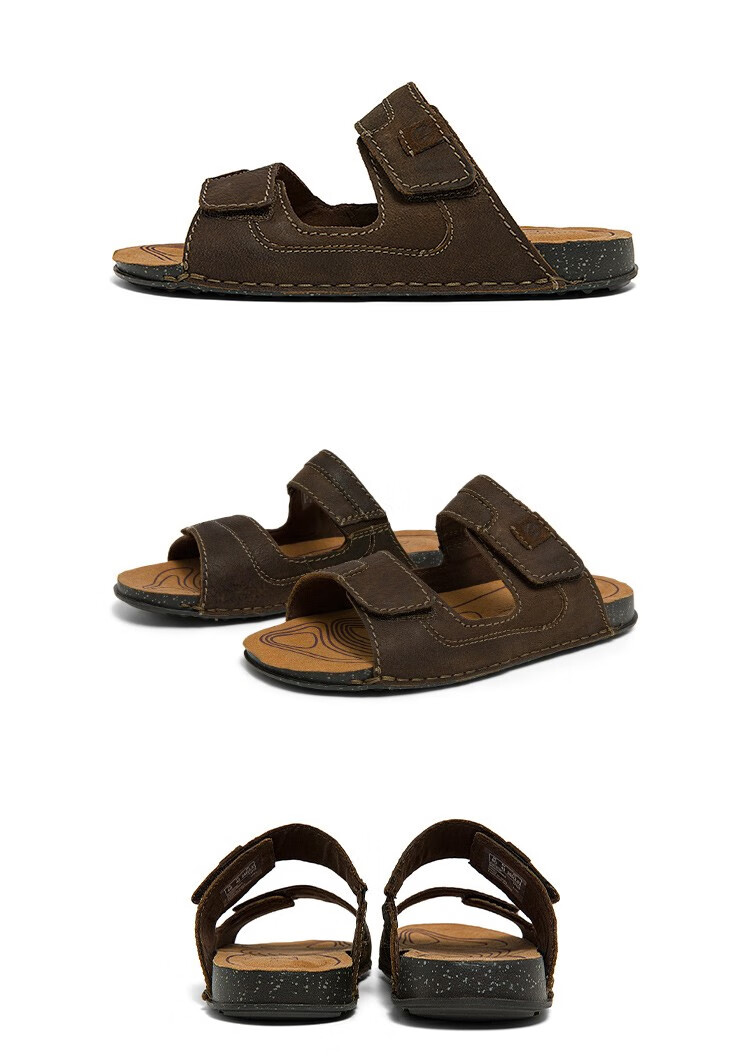 clarks其乐男士2022春夏新款魔术贴沙滩鞋休闲运动缓震凉鞋男