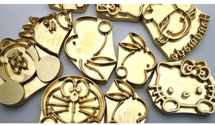 蛋糕烙印模 火烧铜模烫印卡通复古古早蛋糕馒头装饰印章烘焙工具 0615