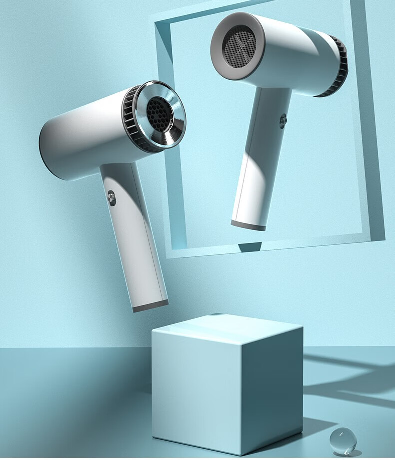 充电式无线吹风机学生宿舍吹头发便携式不插电吹风筒冷热风美术生联考