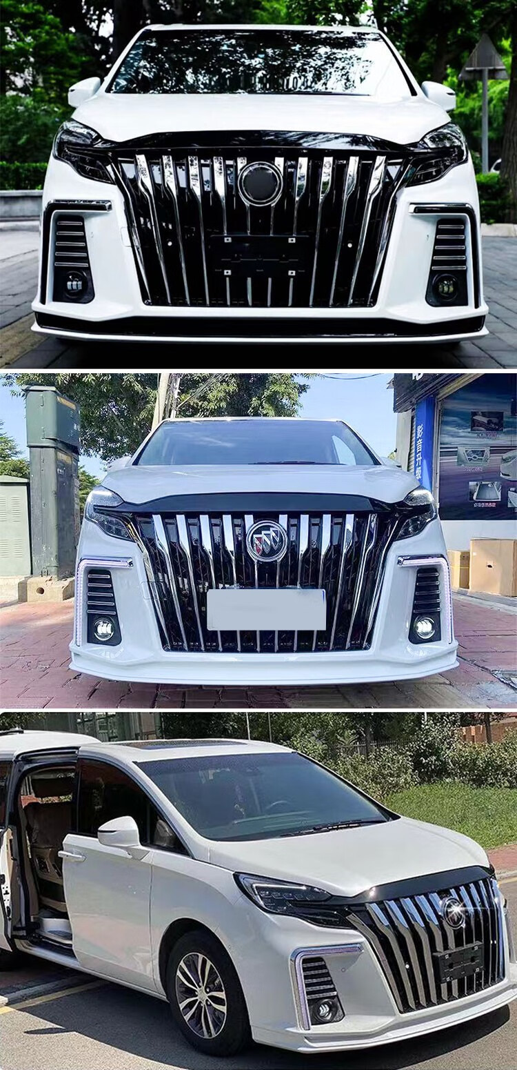 别克gl8改装前后包围653t升级前脸后杠lm雷神包围es前杠28tes 652t