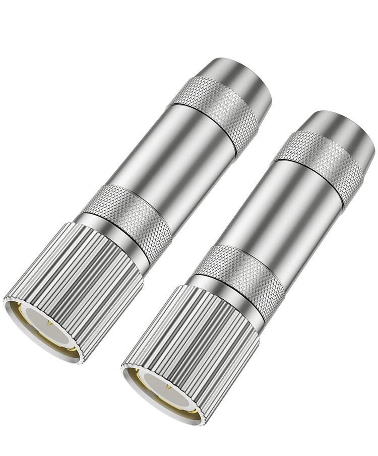 天背cc4接头 2m两兆头 l9头 射频通信同轴信号视频接线头中兴头syv-75