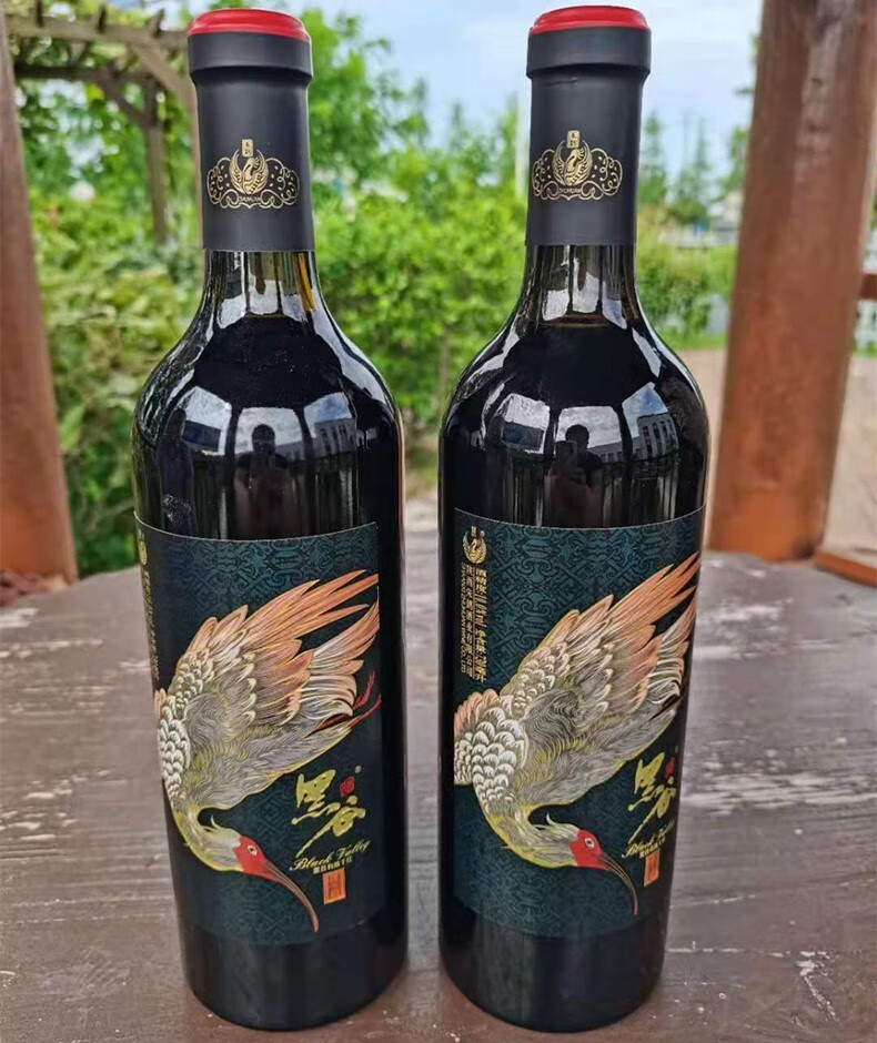 汉中扶贫馆高端黑谷干红黑米酒汉韵10度黑糯米酒730毫升谢村桥牌田园