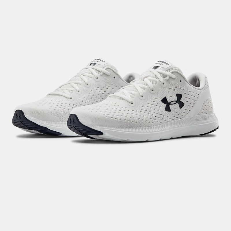 安德玛underarmouruachargedimpulse2男子跑步鞋运动鞋黑白00146码us