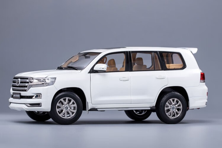 其辉原厂118丰田陆地巡洋舰lc200兰德酷路泽越野合金汽车模型黑色右舵