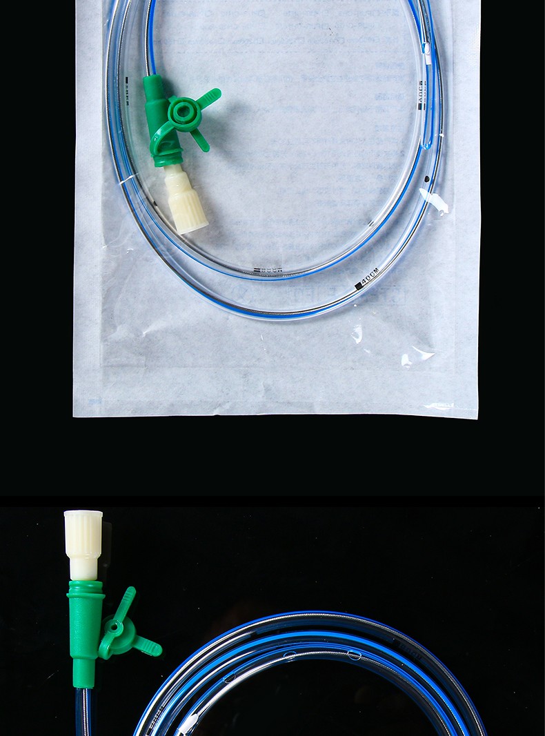 仕科胃管鼻饲管鼻胃肠管带导丝聚氨酯pur材质老人喂食管鼻食管14号