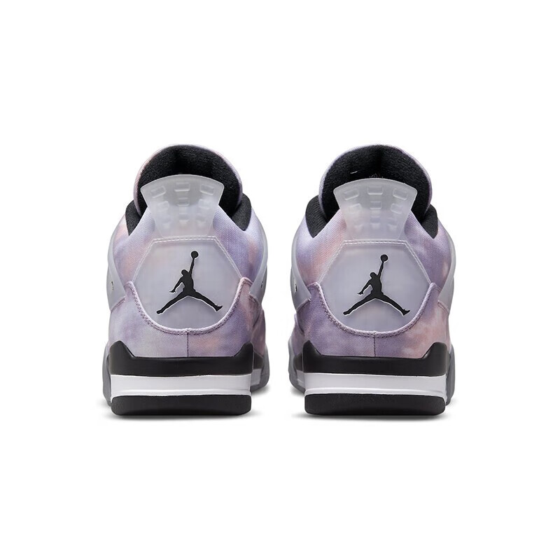 nike耐克2022年男女鞋aj4彩色沾染 银河秋季低帮情侣款透气休闲轻便