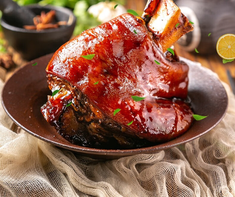 苏州特产 周庄沈万三猪蹄苏州特产正宗周庄万三蹄肘子熟食卤味500克