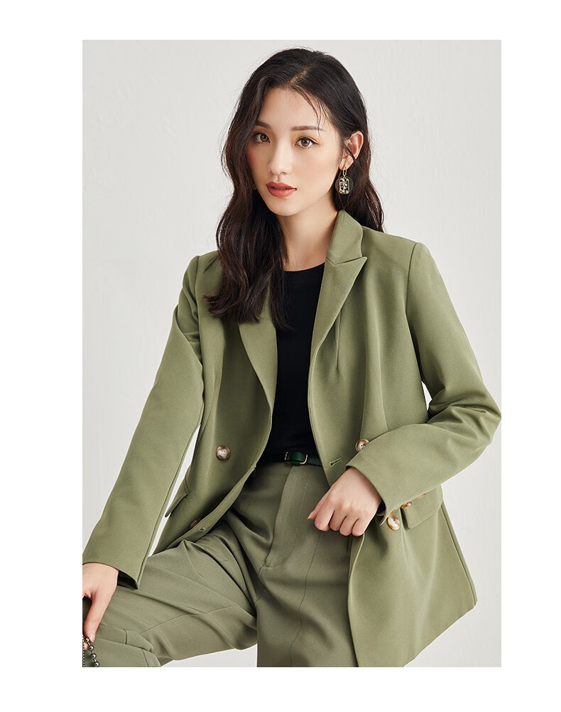 金苑女装通勤休闲裤女装2020秋季新款西装裤垂感百搭直筒裤女c203112