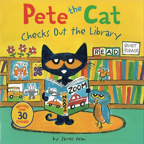 英文原版petethecat皮特猫10册全彩绘本图画书附贴纸jamesdean