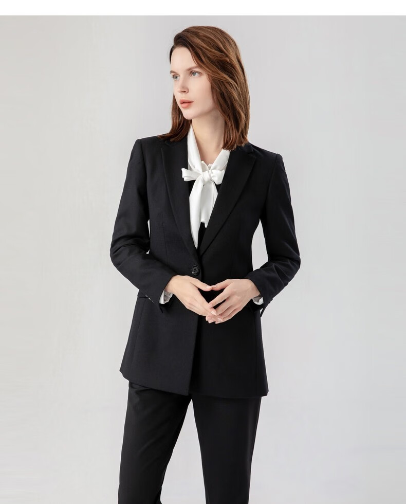 g2000女装秋冬新款上衣正装西装商务风外套一粒扣修身西服女08210416