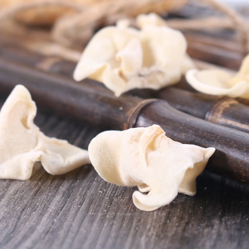 武夷山竹耳竹耳菌白玉木耳白竹菇白木耳500g