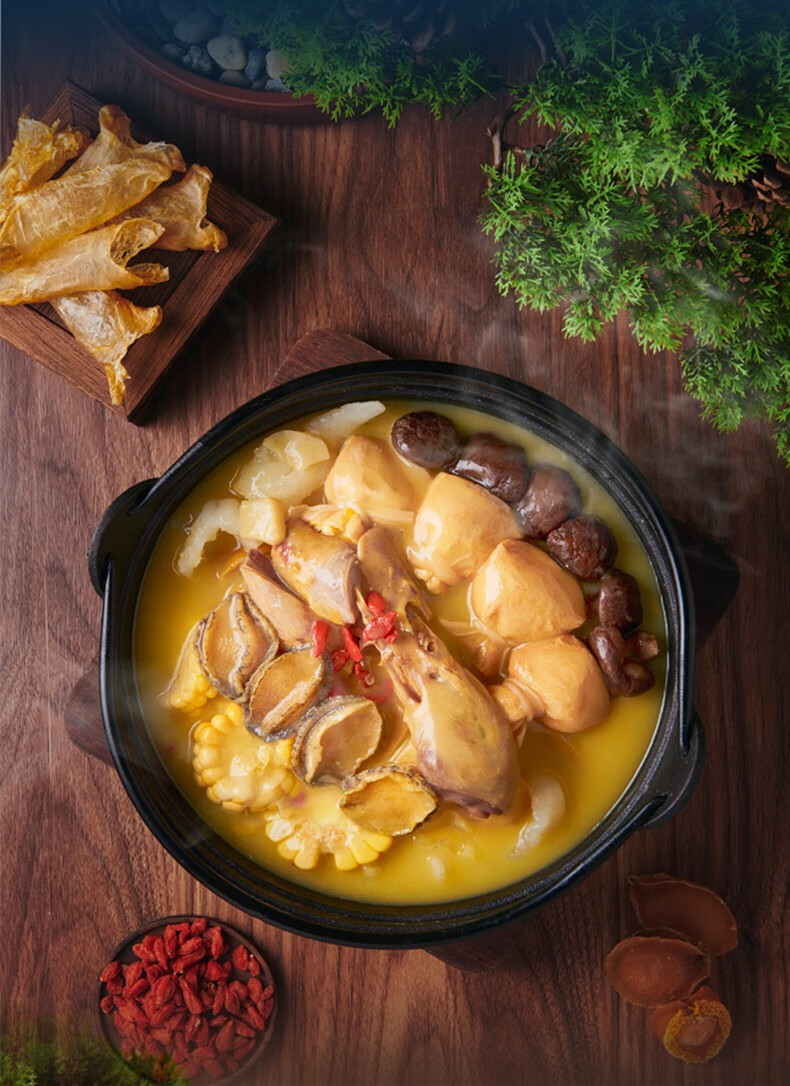 海渔链金汤鲍鱼花胶鸡鲍鱼花胶老鸭15kg礼盒装加热即食佛跳墙食材滋补