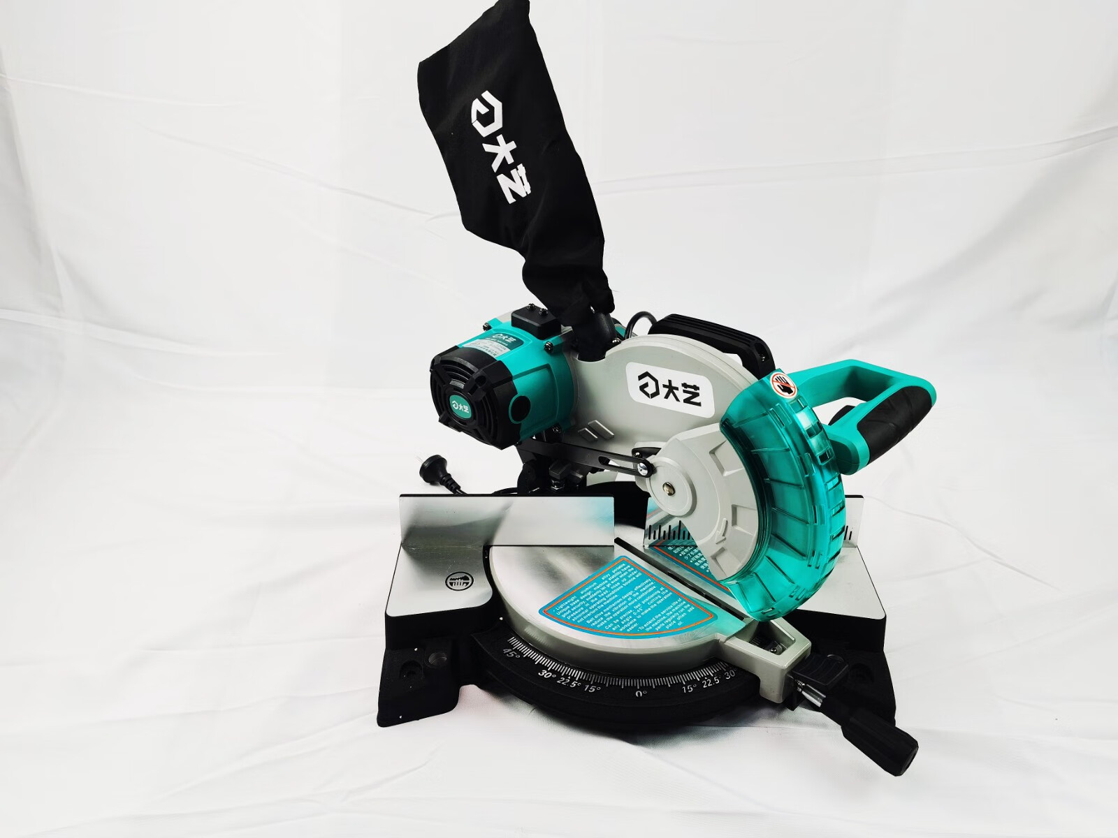 大艺10寸斜切锯铝机铝合金木材切割机木工多功能45度角高精度界铝机