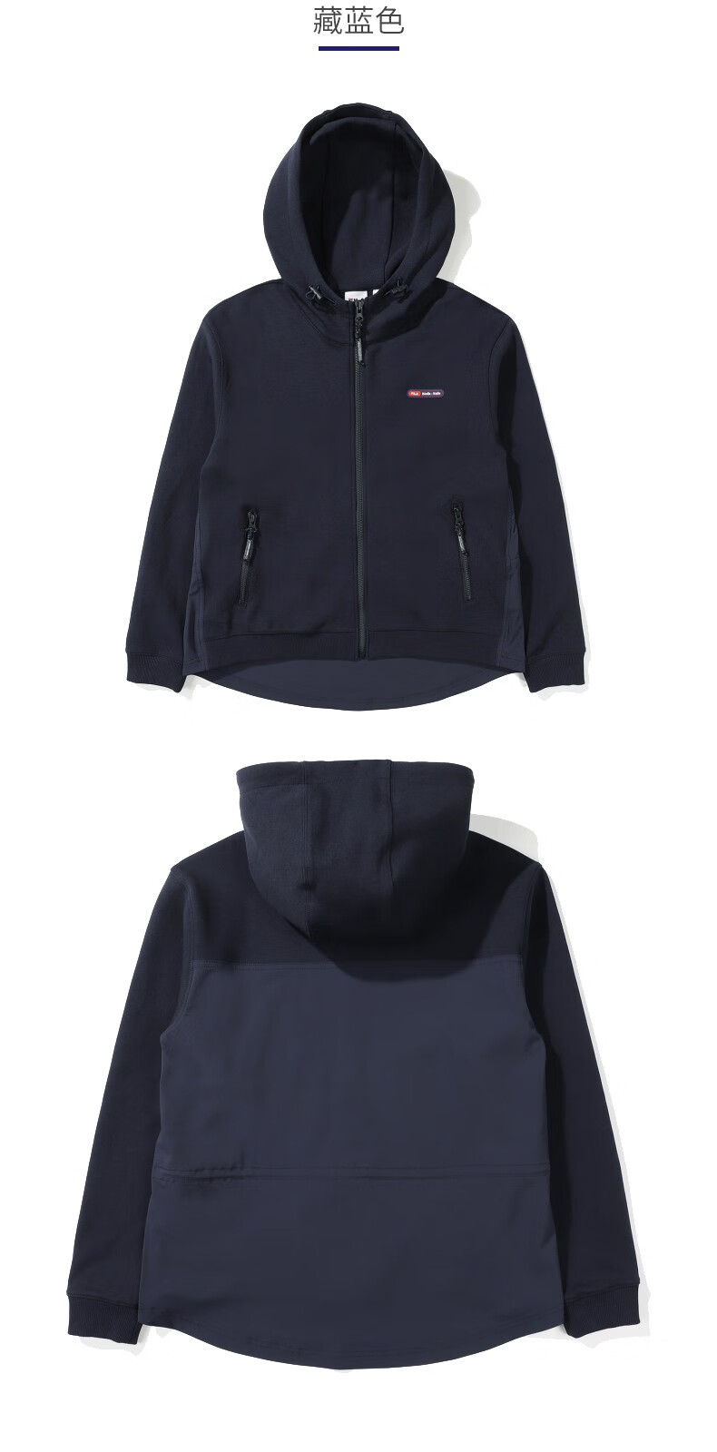 fila斐乐韩国直邮女款连帽卫衣宽松拉链开衫长袖运动休闲fs2fte1181fl