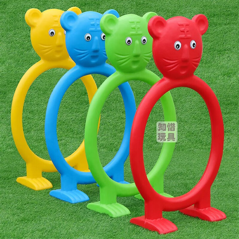 幼儿园户外跨栏儿童钻山洞拱形门塑料钻洞幼儿园钻圈体育器材玩具如意