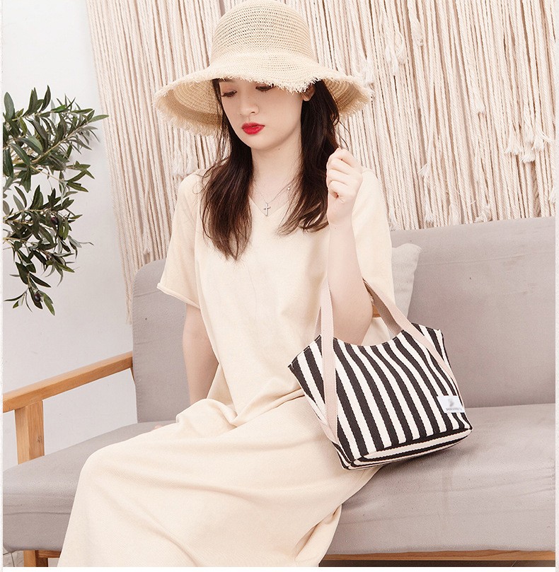 新款上班小拎包帆布包手提包小布包女士迷你妈妈韩版轻便个性手拎小包