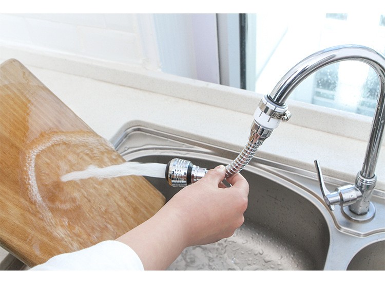 卡洛基厨房防水龙头防溅水头嘴通用接头自来水花洒过滤器防溅水喷头