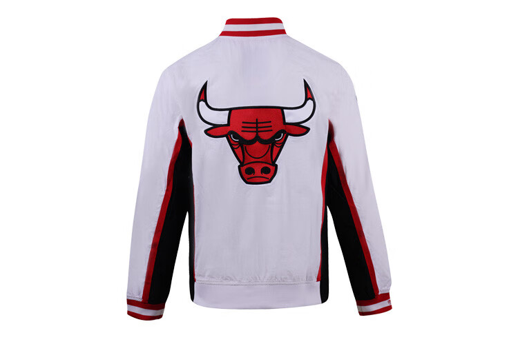 mitchell & ness 热身服球员版出场服98赛季 nba公牛队外套运动服 mn