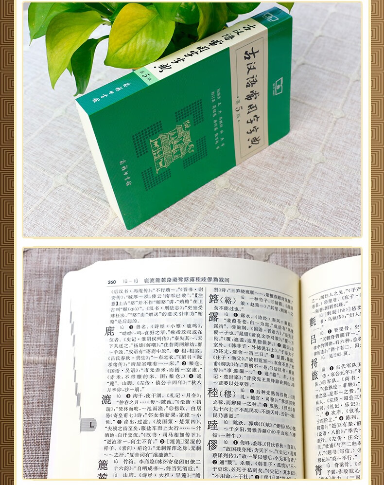 古汉语常用字字典第5版商务印书馆古汉语辞典第五版古代汉语词典初