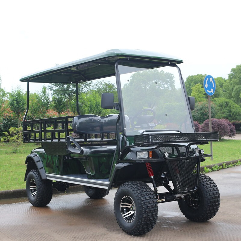 越野款电瓶车小区物业四轮电动巡逻车旅游景区游览车楼盘看房车接待车