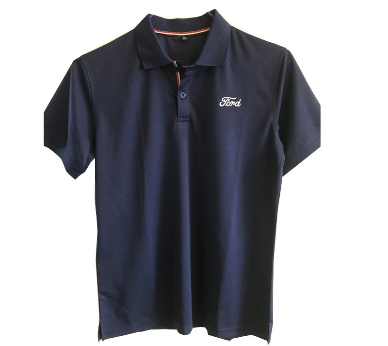 珺赢(pfat stetn)福特夏季工作服汽车销售男女销售员短袖t恤工服4s店