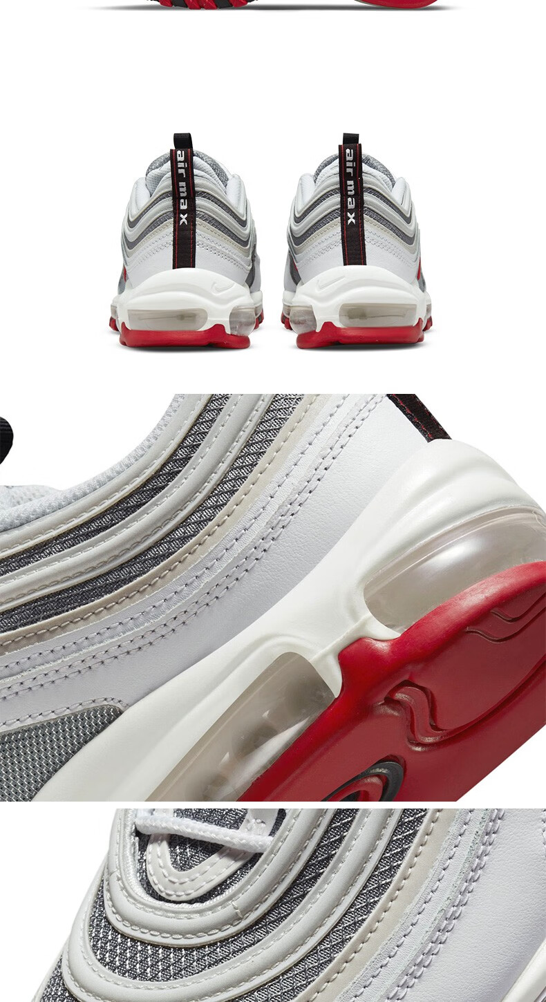 nike耐克男鞋2022夏季新款air max 97子弹头运休闲全掌气垫鞋减震跑步
