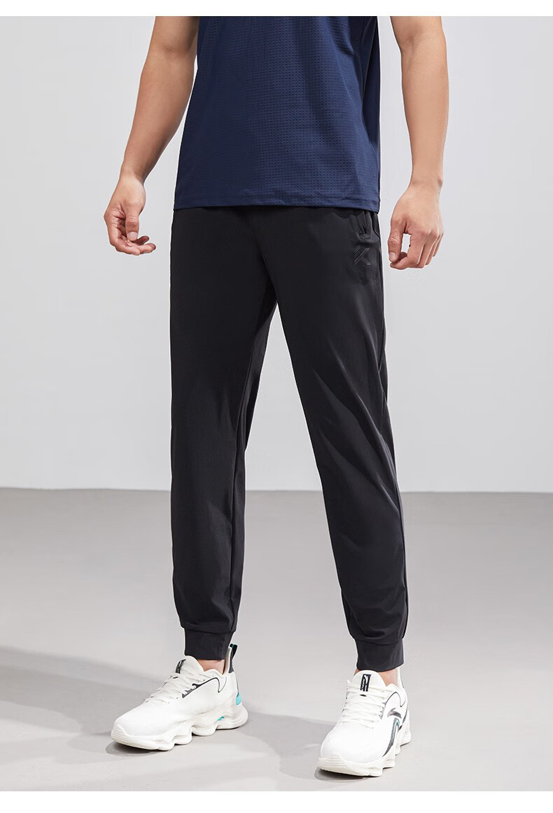 安踏(anta) kt运动长裤卫裤男2022秋冬季新款kt系列运动休闲加绒保暖