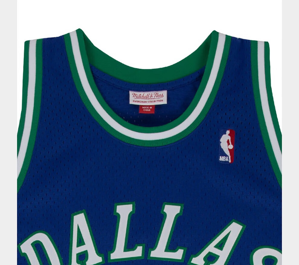 2019男子mn复古球衣-swingman球迷版-达拉斯独行侠队德克·诺维茨基