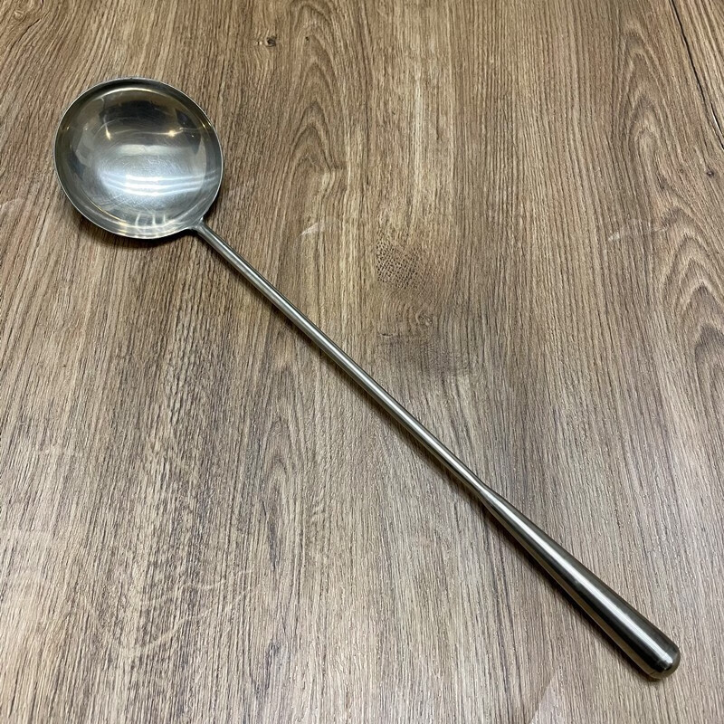 不锈钢炒勺锅铲炒菜铁铲子家用厨房防烫炒菜厨具汤勺厨师勺子长柄木柄