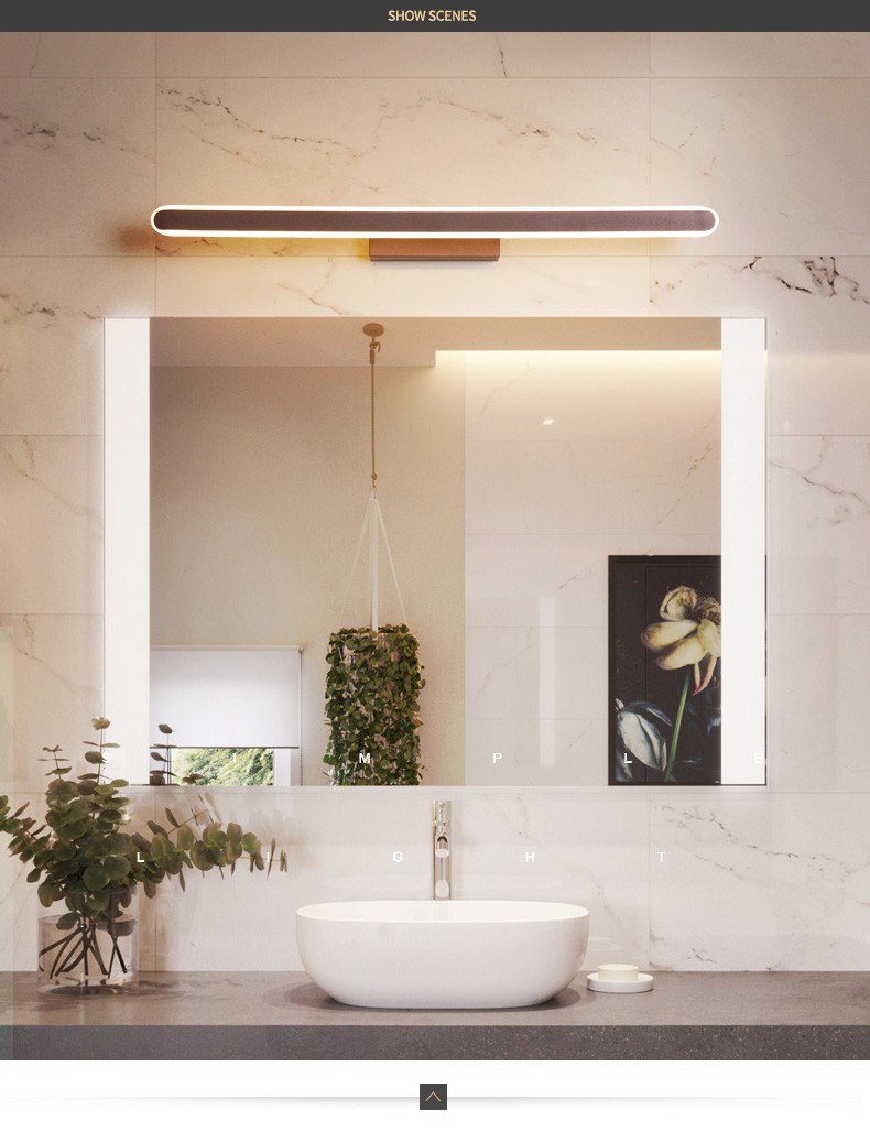 箭牌照明arrow镜前灯led浴室卫生间三色墙壁灯化妆补光梳妆台灯简约