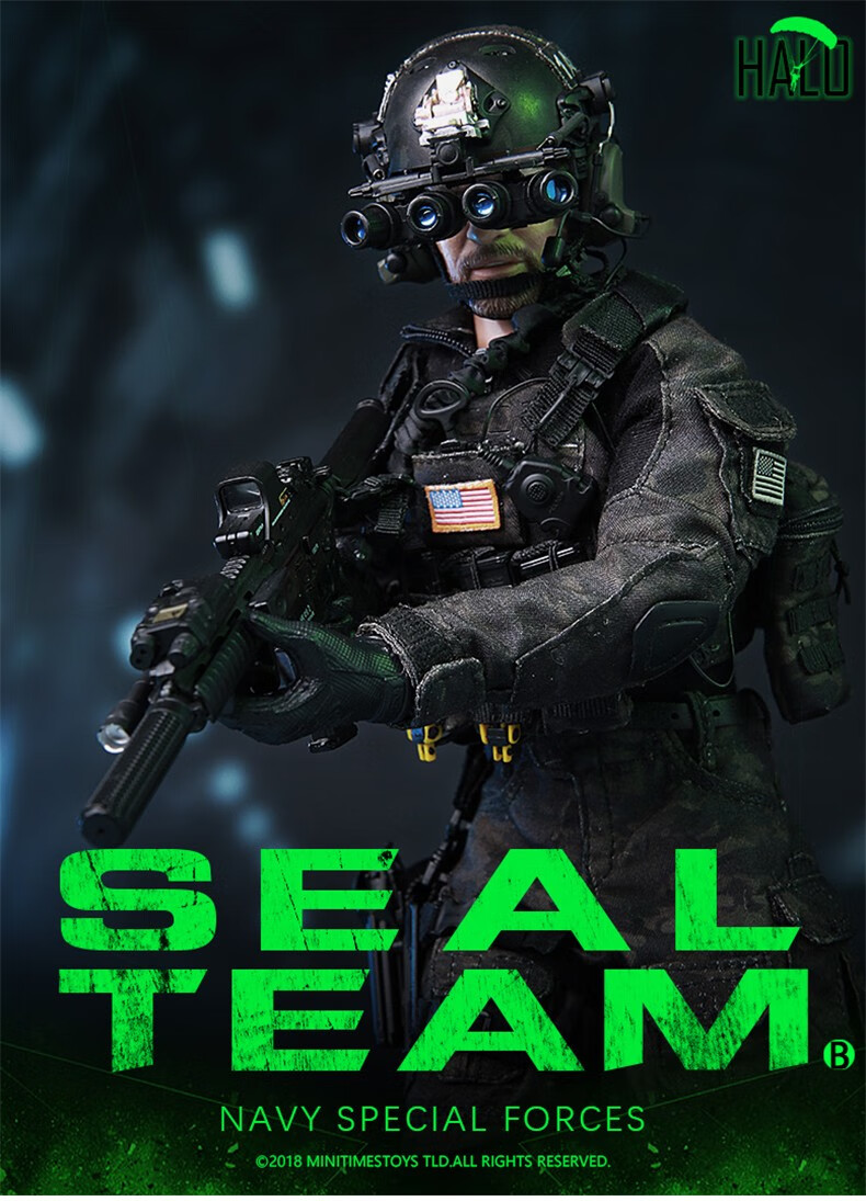 预售minitimes16手办中国pla兵人模型玩具士兵可动军人手办特种兵夜跳