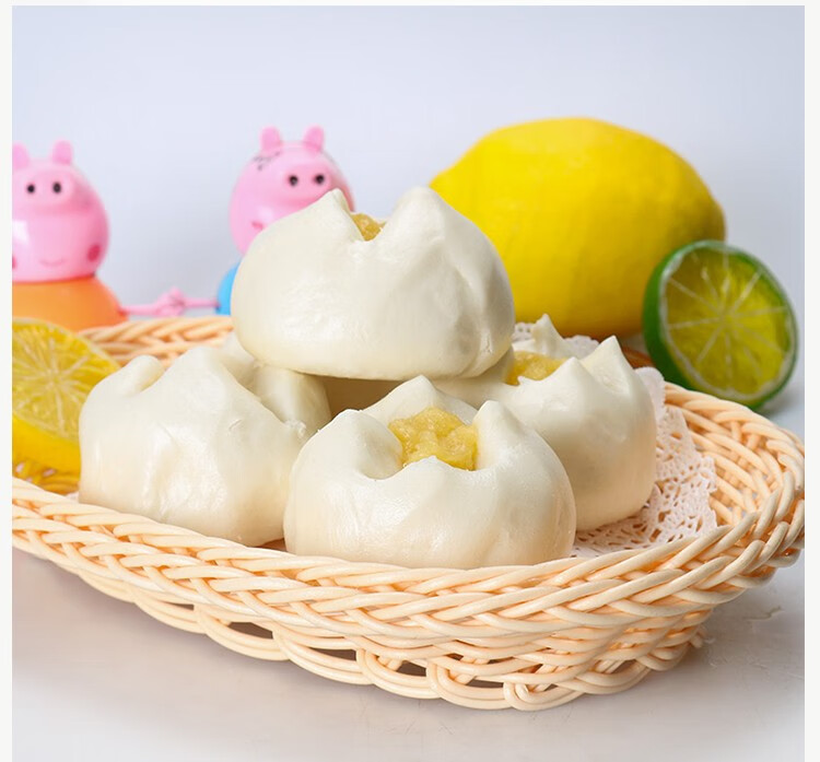 安井速冻包子玉兔甜包开心奶黄包寿桃包核桃包早餐港式点心儿童学生