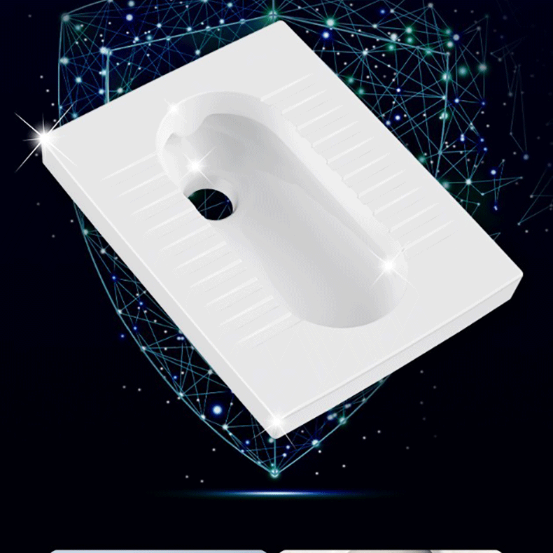 科勒京 蹲便器水箱套装双按键静音节水水箱自洁釉面厕所蹲坑直排式