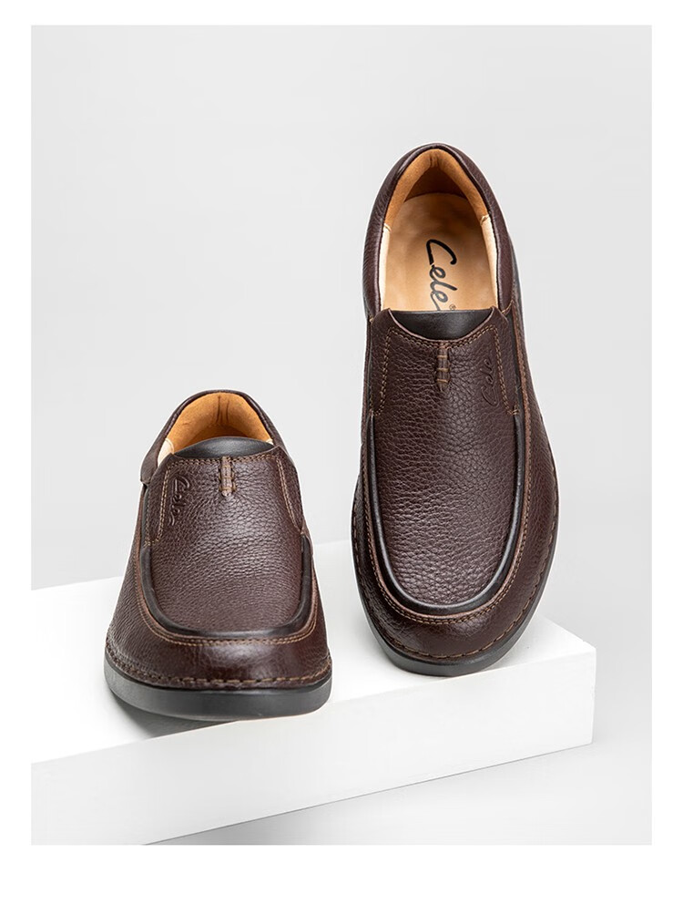 cele策乐休闲皮鞋男工装鞋男鞋运动鞋乐福鞋潮流百搭男士皮鞋休闲鞋靴