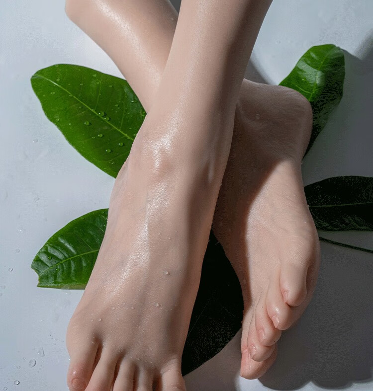 脚模恋女人足仿真静脉足模品鉴版铂金硅胶久爱成人模特假脚拍摄道具39