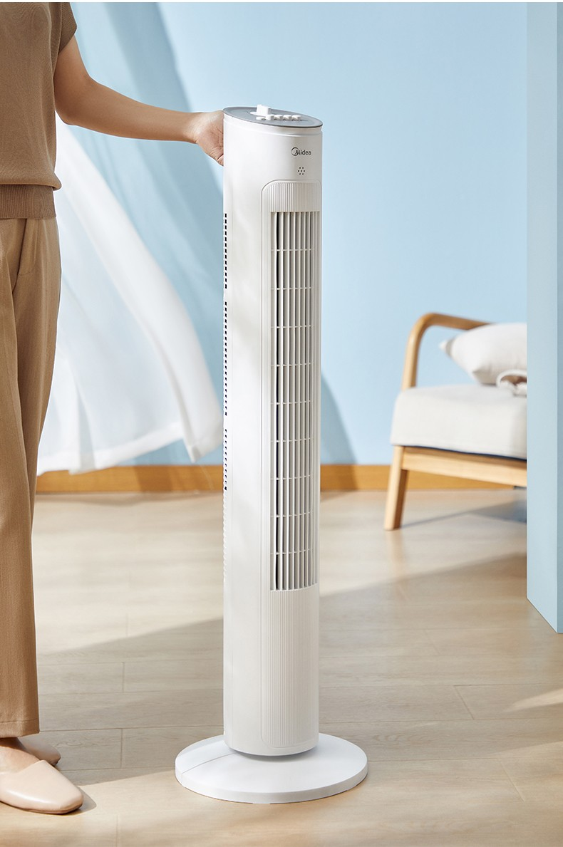 美的(midea)风扇塔扇电风扇家用无叶节能省电立式落地扇办公室客厅
