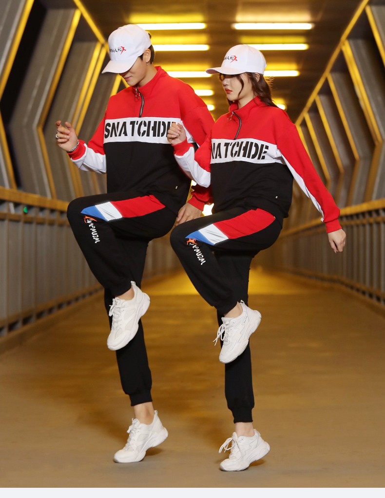 鬼步舞衣服套装曳步舞新款服装广场舞运动休闲嘻哈舞服冬男女 109上衣