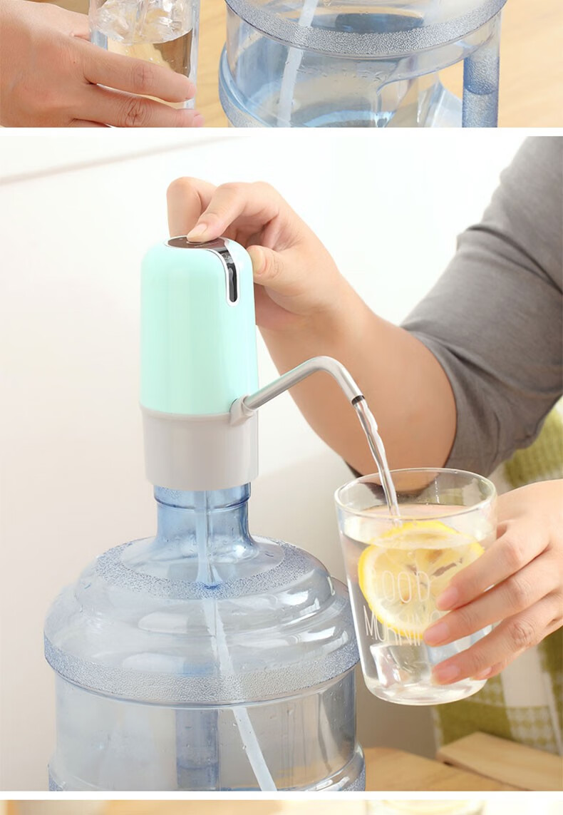 桶装水抽水器纯净水桶饮水机矿泉水家用压水器自动上水电动吸水器