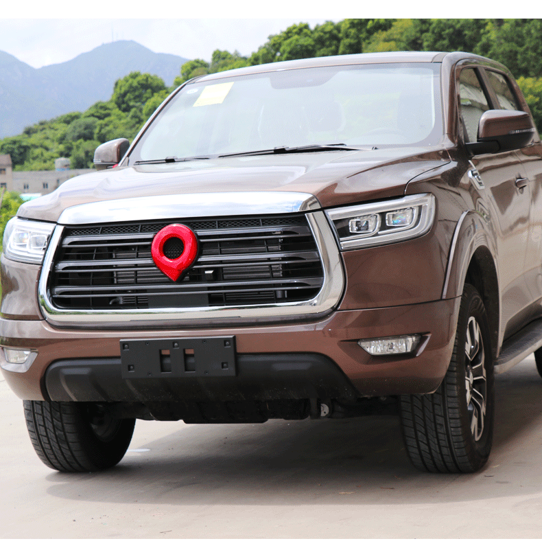 长城炮中网标尾标前后车标改装标志长城炮皮卡黑色红色炮标可选越野版